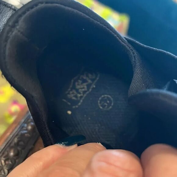 ASH Quid Black Leather/Neoprene Sneaker, 37 EU/6.5-7 US! - Picture 5 of 14